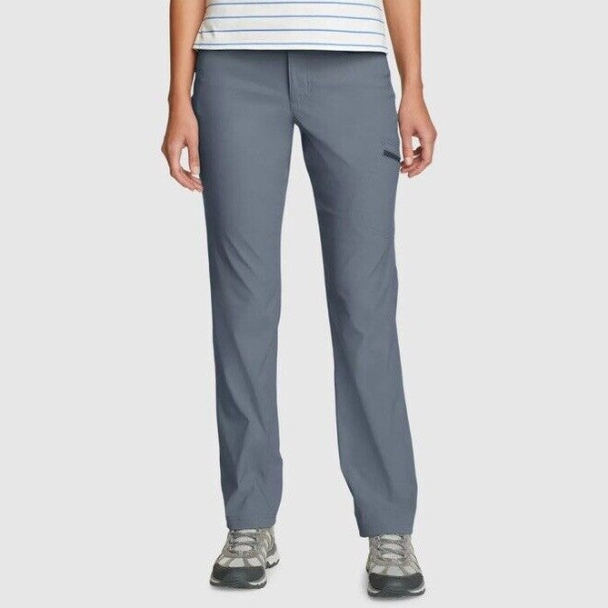 $70 Eddie Bauer Women's Rainier Stretch Hiking Pants- Graphite - Size: 10- New