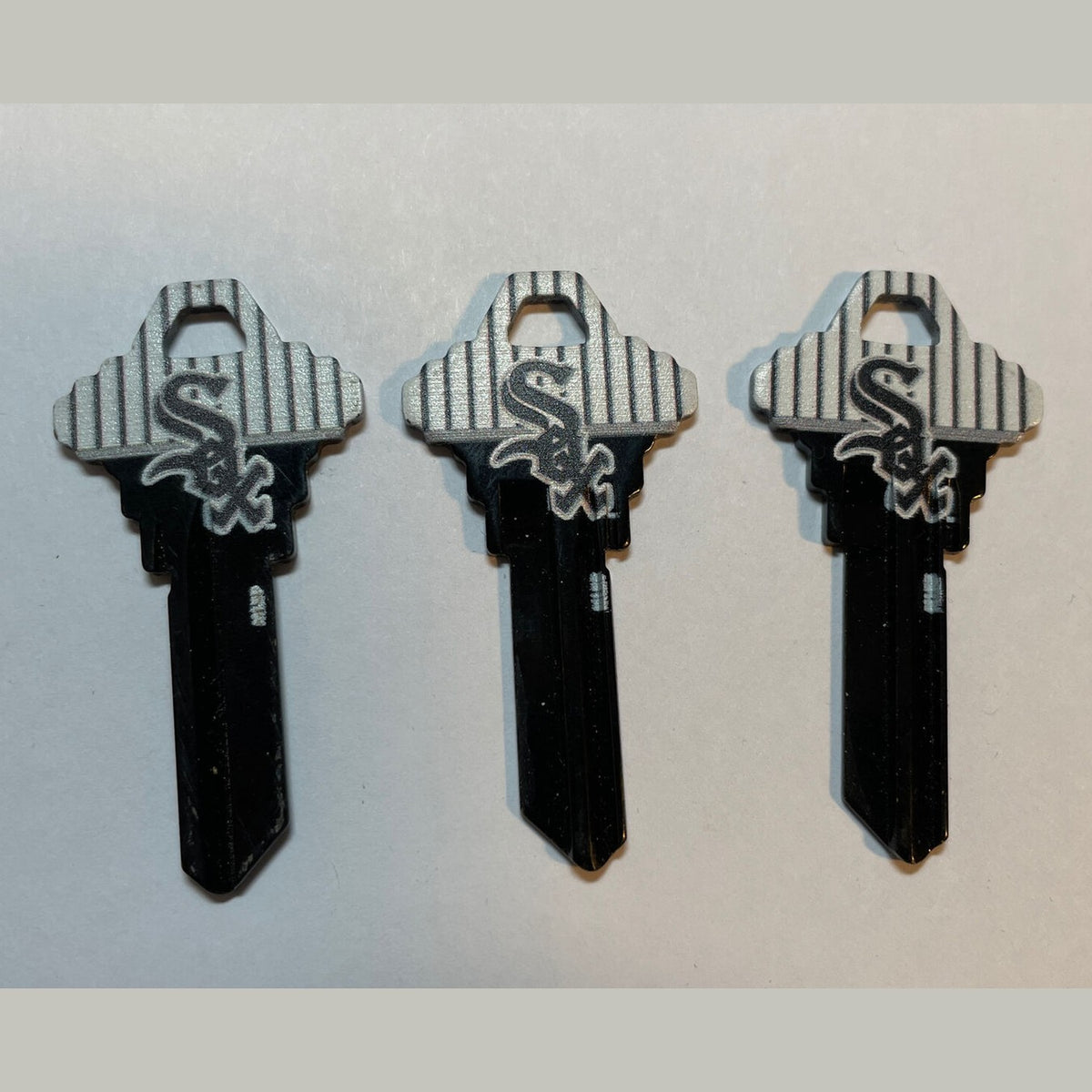 Lot 3 Keys House / Office Blank Keys SC1 -  MLB Chicago White Sox