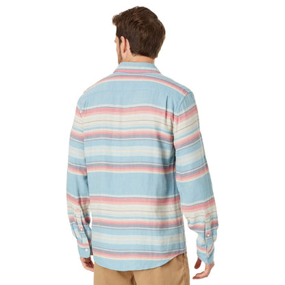 $148 Faherty Men’s The Malibu Button L/S Shirt-Paradise Rise -Medium- New Tags