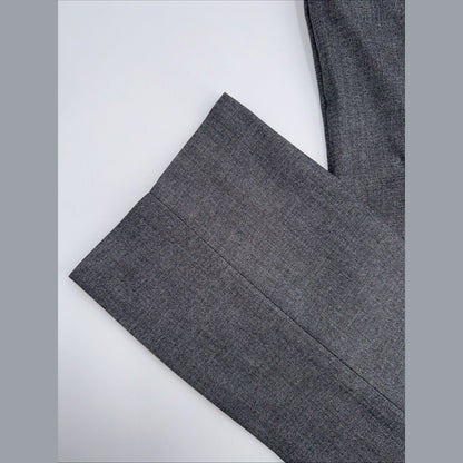 $95 Perry Ellis Men's Slim-Fit Flat Front Dress Pants - Alloy Grey-30W 30L-New