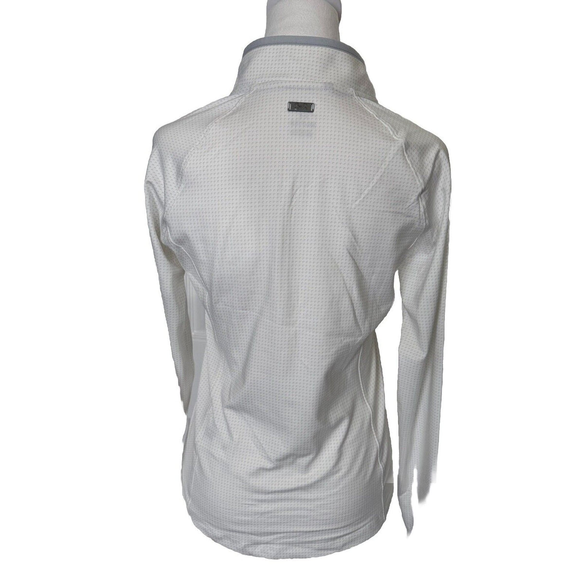 $75 Under Armour Women’s T2 Print Tech 1/4 Zip Long Sleeve Top-White-Small-New