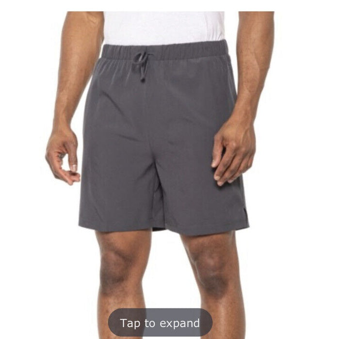 Reebok Men's Alpha Lightweight  Training Athletic Shorts- Ebony Gray- Large-New