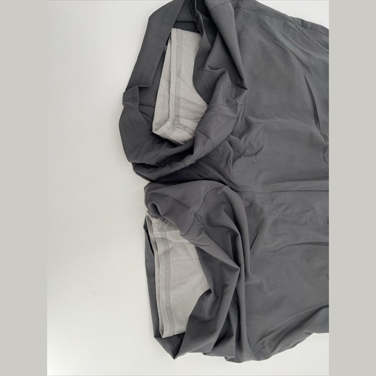 $64 Tasc Men's Weightless Recess 8" Tech Shorts-Dark Alloy Grey- Small-New Tag