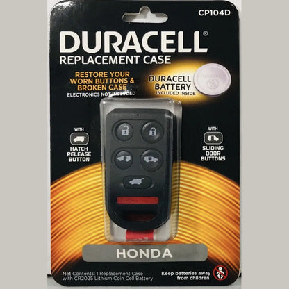 Honda Duracell Replacement Case CP104D Restore Your Worn Buttons & Broken Case
