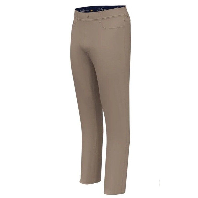 $80 Jack Nicklaus Men’s 5 Pocket Golf Pants Active- Chinchilla-Size: 34W 30L-New