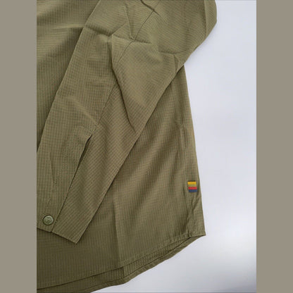 $150 FJALLRAVEN Men’s Specialized S/F Sun Long Sleeve Shirt-Khaki - Small- New