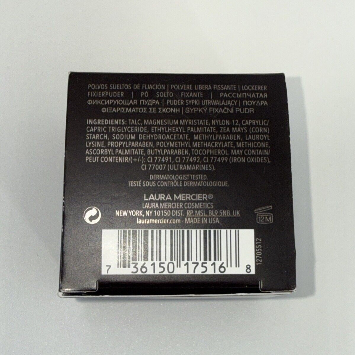 Laura Mercier Translucent Medium Deep Loose Setting Powder .33 oz Mini New Boxed