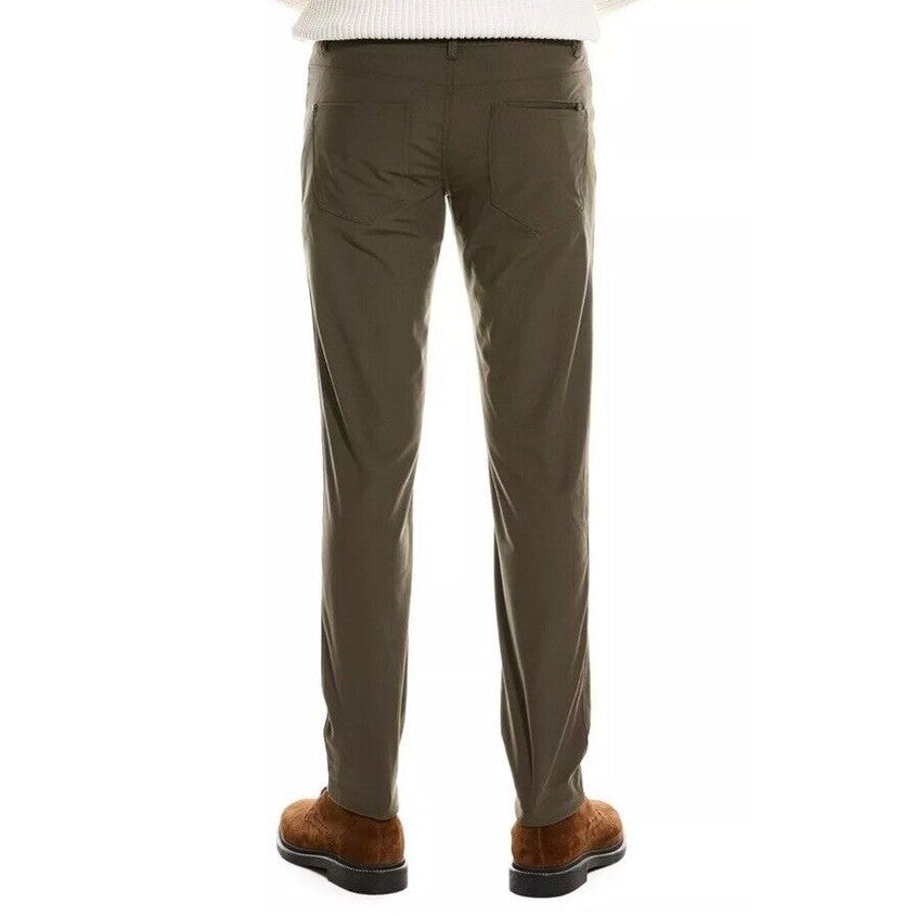$95 Vintage 1946 Men’s Tech Power Stretch 5-Pocket Pants- Olive - Size: 32W-New