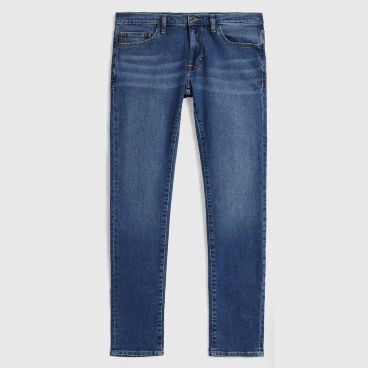 $228 John Varvatos Men’s USA Wight Skinny Straight Denim Jeans-Dark Indigo- 33W