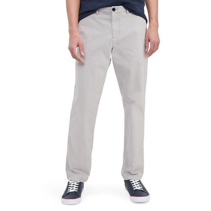$80 Tommy Hilfiger Men The Flex Chino Cotton Casual Pants -Drizzle Grey-32W 30L