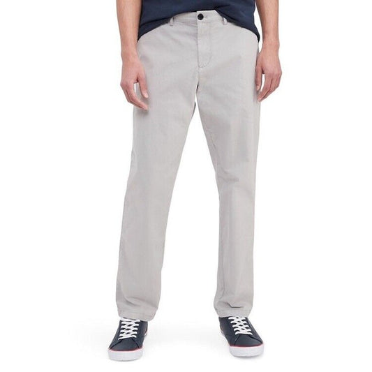 $80 Tommy Hilfiger Men The Flex Chino Cotton Casual Pants -Drizzle Grey-32W 30L