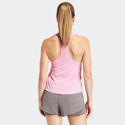 Adidas Women’s Train Essentials Racerback Tank Top - Bliss Pink- Medium - NWT