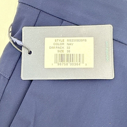 $200 PETER MILLAR Crown Crafted  Blade Performance Ankle Sport Pants- Navy- 38W