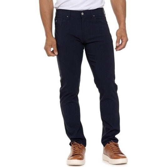 $108 Tailor Vintage Men's Canaan Performance Tech Pants Slim Fit- Navy -30W 32L