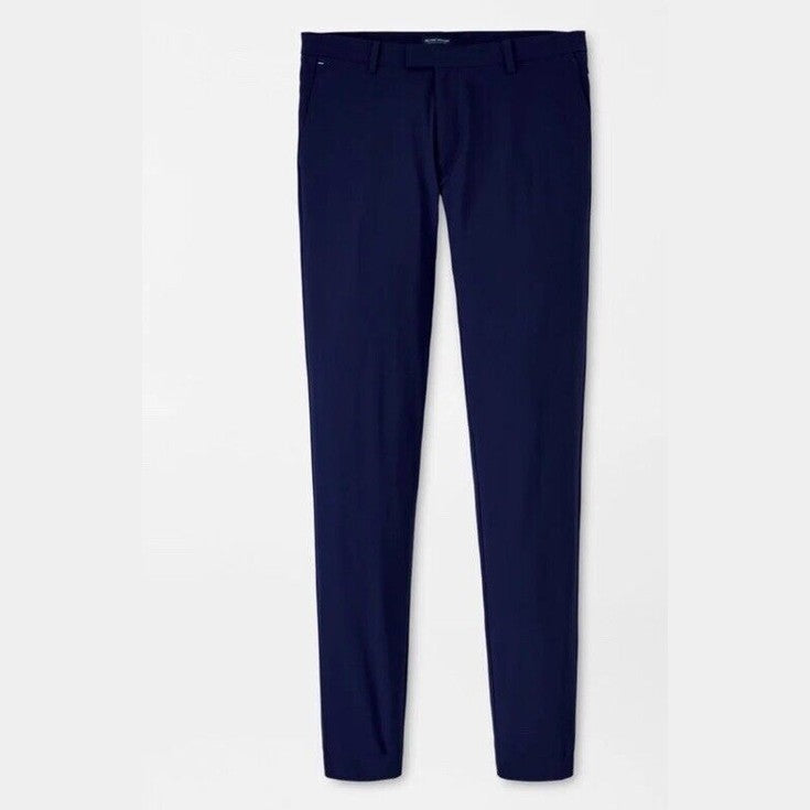 $200 PETER MILLAR Crown Crafted  Blade Performance Ankle Sport Pants- Navy- 38W