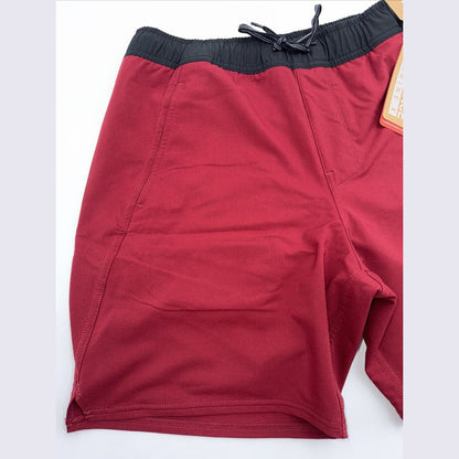 $70 Florence Marine X Burgee F1 All Purpose 7" Shorts - Maroon- Small - NEW Tag