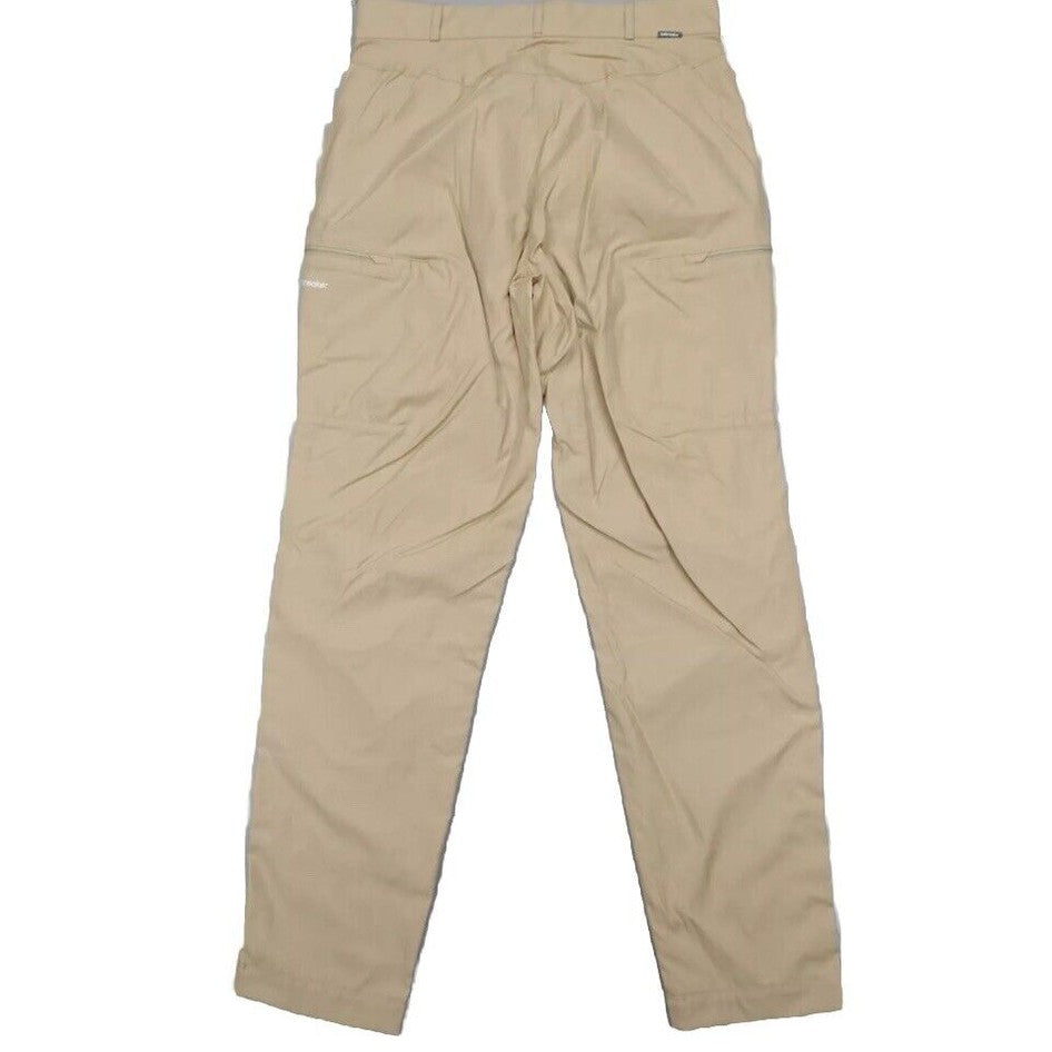 $240 Icebreaker Women’s Hike Pants Cargo Zip- Sand- Size 30w