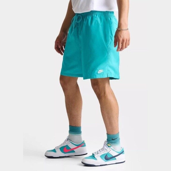 New Arrival* Nike Men’s Woven Lined Flow Shorts FN3307- Aqua - Large -New $50