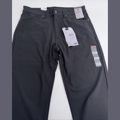 $70 Levi's Men's 511 Slim Tech Pants Stretch A92130010- Black- 34W 32L - New Tag