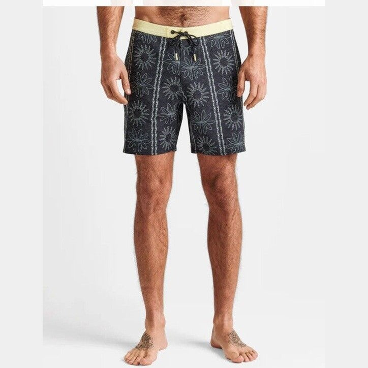 $89 Roark Men’s Chiller 17” Boardshorts Trunks Drawstring-Dark Navy-33W- New Tag