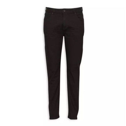 $99 Daniel Hechter Straight Fit Chino 5 Pocket Pants Jeans-Black- 32W 30L-New