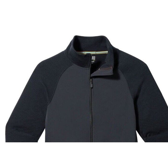 $220 Smartwool Men’s Intraknit Active Full Zip Jacket Merino - Black - XLarge