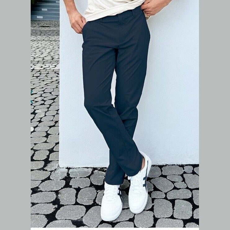 FLX Men’s Premium Slim Flat Front Pants- Navy- 32W 30L - New Tags