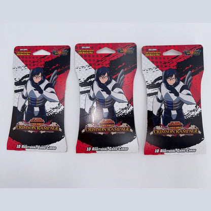 My Hero Academia CCG - Booster Pack - Set 2 Crimson Rampage - LOT OF 3