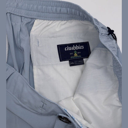 $65 Chubbies Men’s Everywear Tech Fabric 6” Shorts (2025 Version) Blue- 2XLarge