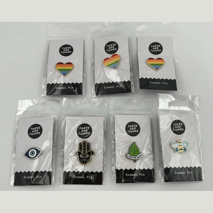 These Are Things Combo Lot Of 7 Enamel Pin Sets, Variety New! Best Price
