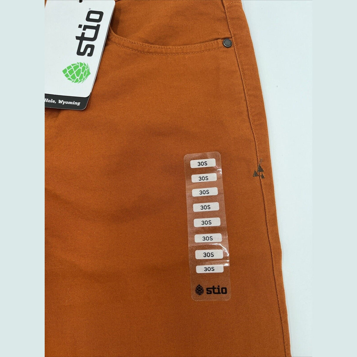 $100 Stio Men’s Organic Rivet Canvas Utility Pants- Saddle- Size 30 Short-New