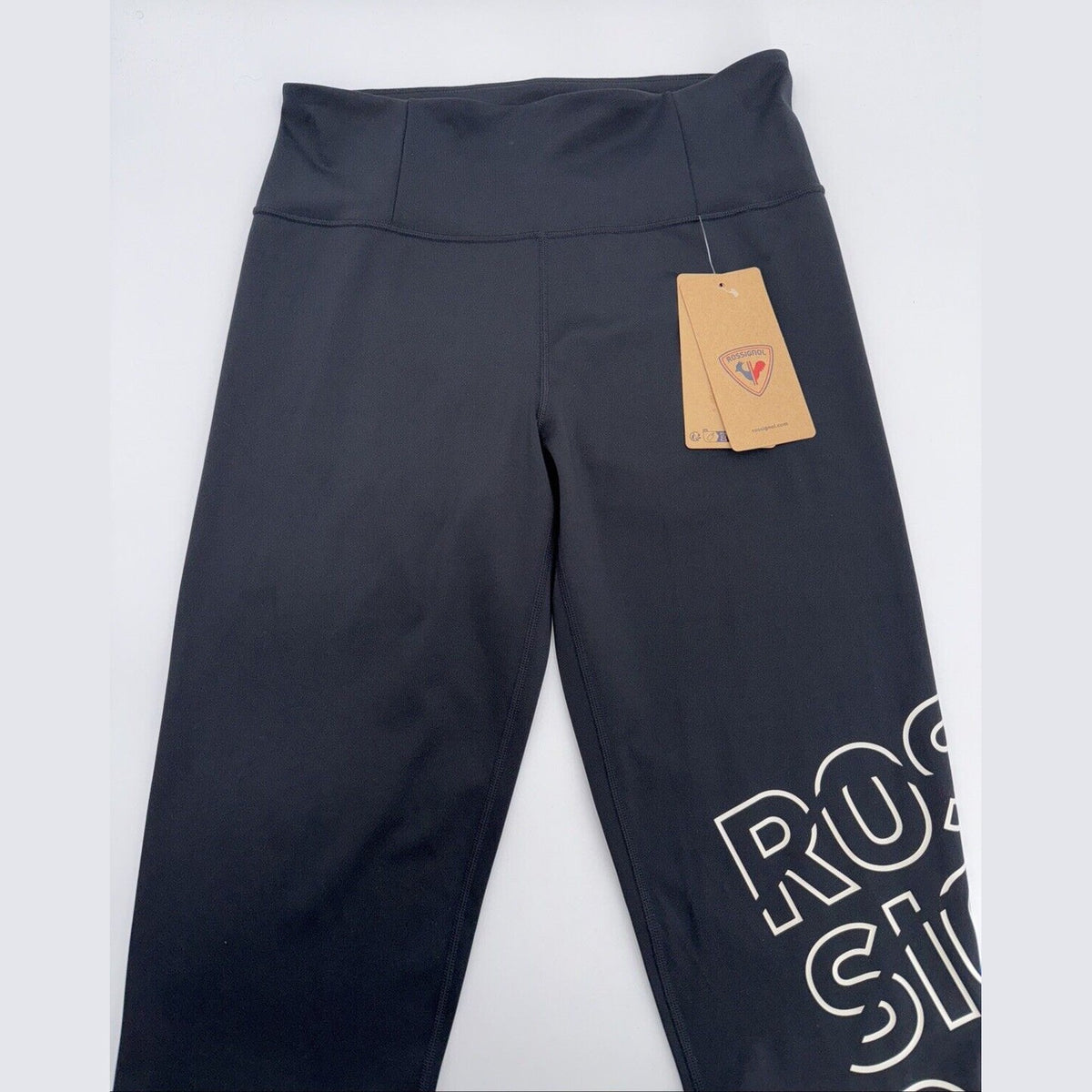 $95 Rossignol Women’s Stretch 3/4 Length Running Tights- Black- XLarge- New Tags