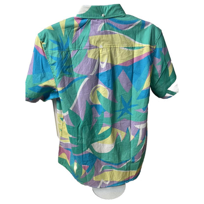 Chubbies Men’s Shirt The Surfside Friday Shirt-Multi -Large- New Tag $65