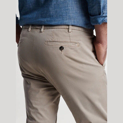 $198 PETER MILLAR Collection Men’s Concorde Garment Dyed Trouser-Khaki-32W 36L