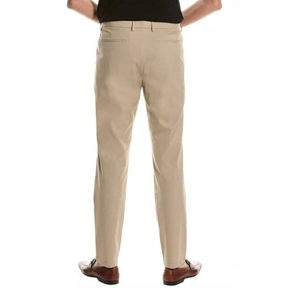 $225 Theory Men’s Zaine Mid Rise Straight Pants - Bark - Size 30Wx32L