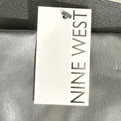 NINE WEST Women's Ponte Legging- Faux Black Leather- Medium - NWT- Retail $36