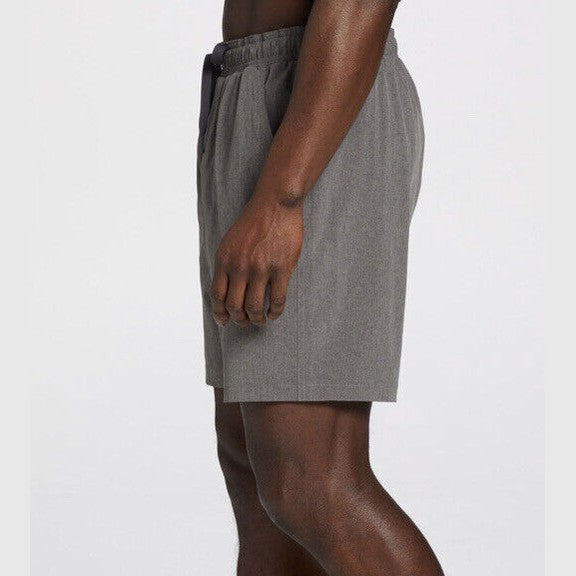 VRST Men's 7 Inch All-In Athletic Shorts-Warm Mushroom Heather-Small-New Tag $55