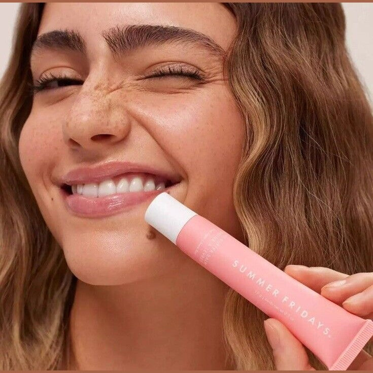 Summer Fridays Lip Butter Balm - 0.5fl Oz 15g - Pink Sugar - Full Size - Fresh!