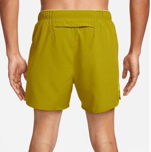 Nike  Men's Dri-FIT Challenger 7" Brief-Lined Versatile Shorts- Moss- Large