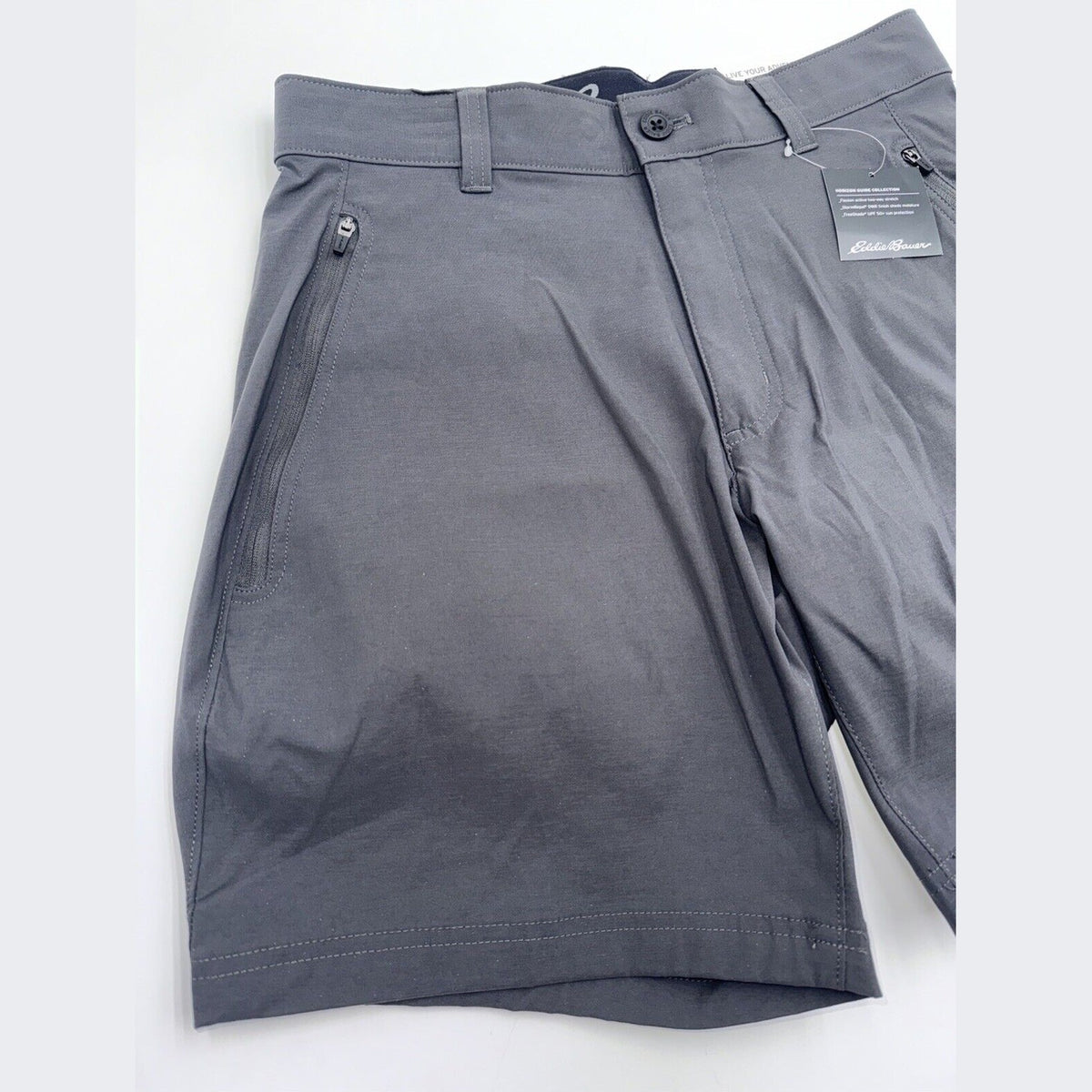 Eddie Bauer Men’s Horizon Guide Wander Nylon Hiking Shorts-Carbon- Size: 30W-NWT