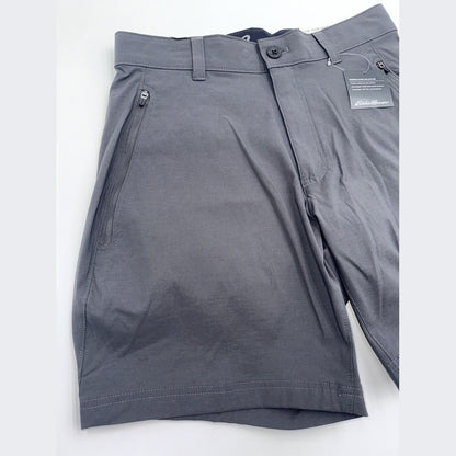 Eddie Bauer Men’s Horizon Guide Wander Nylon Hiking Shorts-Carbon- Size: 30W-NWT