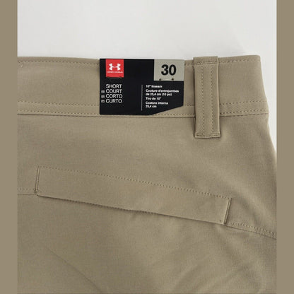 $65 Under Armour Men's UA 10” Mantra Soft Cargo Shorts- City Khaki Size: 30”-NWT