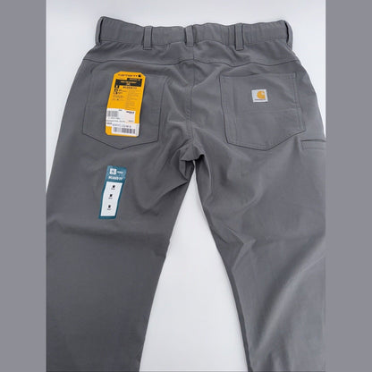 $98 Carhartt Men’s Force Sun Defender Lightweight Pants-Steel-Medium Short-New