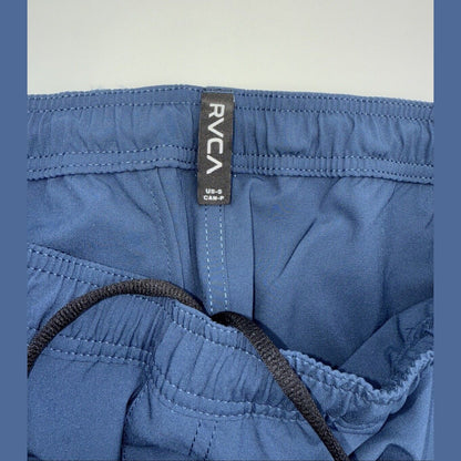 $66 RVCA Men’s Kevin Hybrid 17" Athletic Shorts- Navy - Small -New