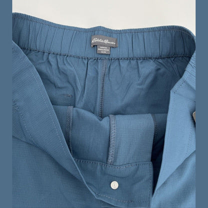 $55 Eddie Bauer Men’s Canyon Lightweight Shorts- Blue Fusion-Medium-New Tag