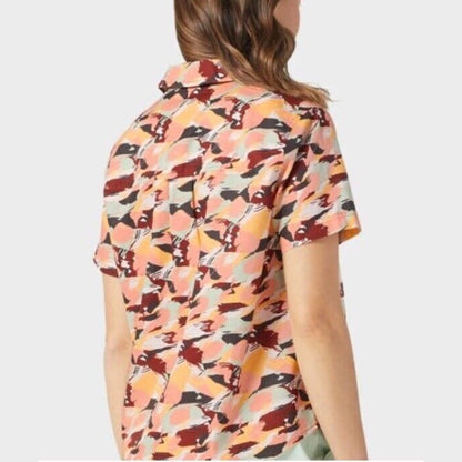 $109 Stio Women’s Marion Brush Stroke Camp Shirt Button Up-Size: Small- NWT