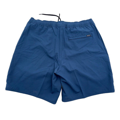 $66 RVCA Men’s Kevin Hybrid 17" Athletic Shorts- Navy - Small -New