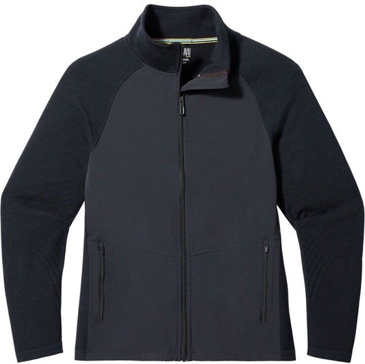 $220 Smartwool Men’s Intraknit Active Full Zip Jacket Merino - Black - XLarge