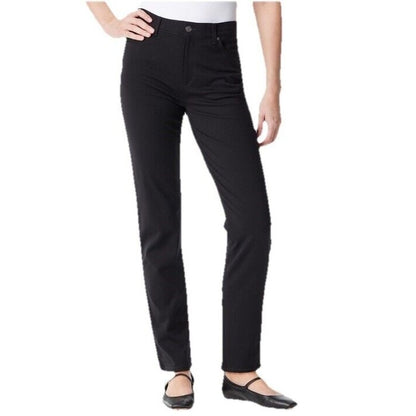 Gloria Vanderbilt Women’s Amanda Ponte Pants- Black- Size 6 - New