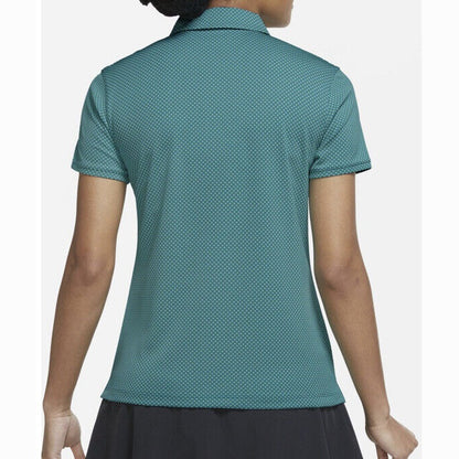 Nike Victory Dri-Fit Golf Polo Short/Slv Women’s - Small -Teal Spruce - New $55